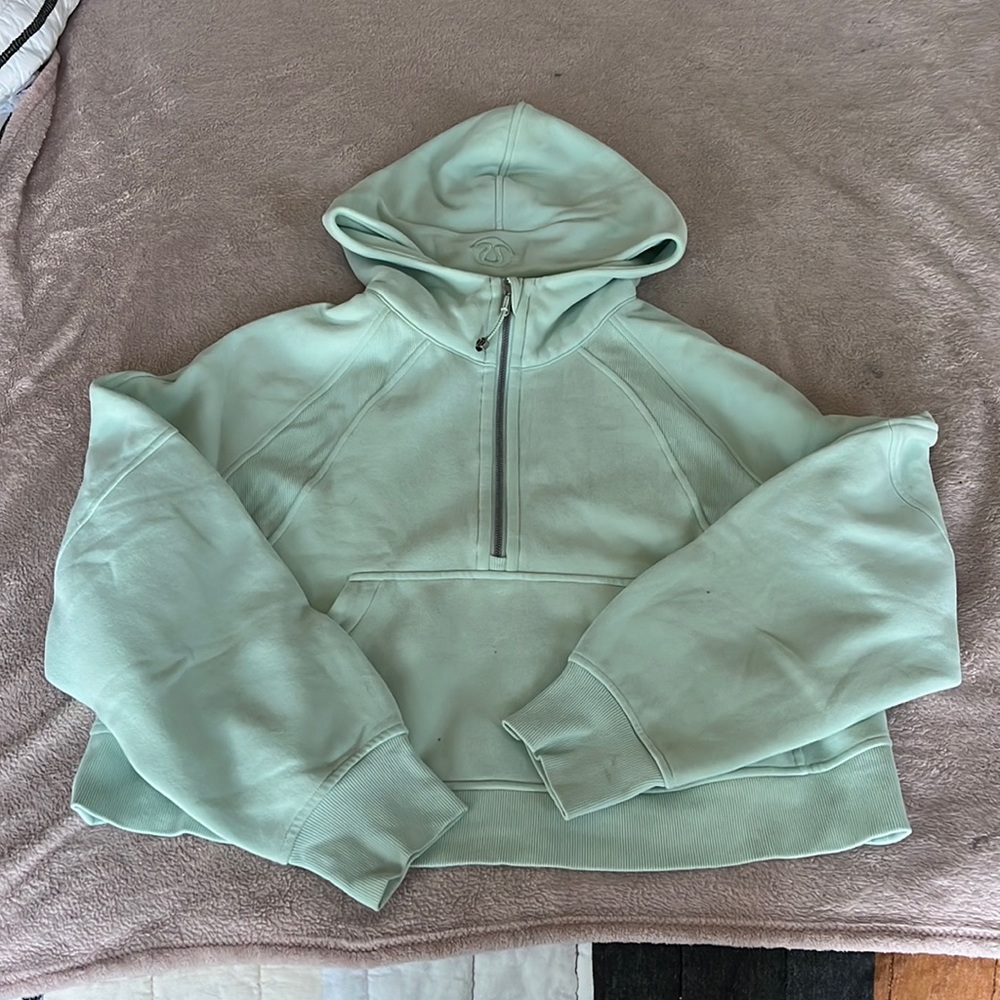 Lululemon oversized half zip scuba